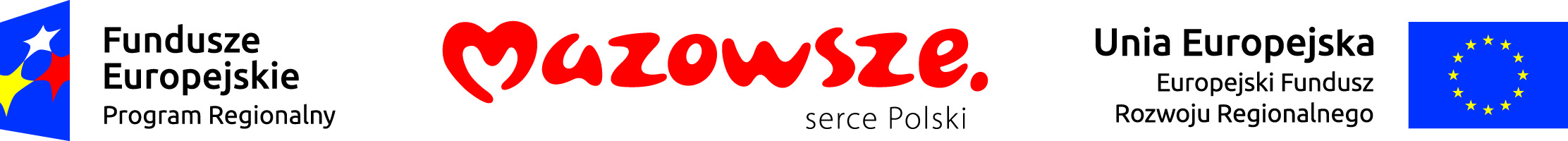 Logo UE Europejskiego Funduszu Rozwoju Regionalnego i Województwa Mazowieckiego